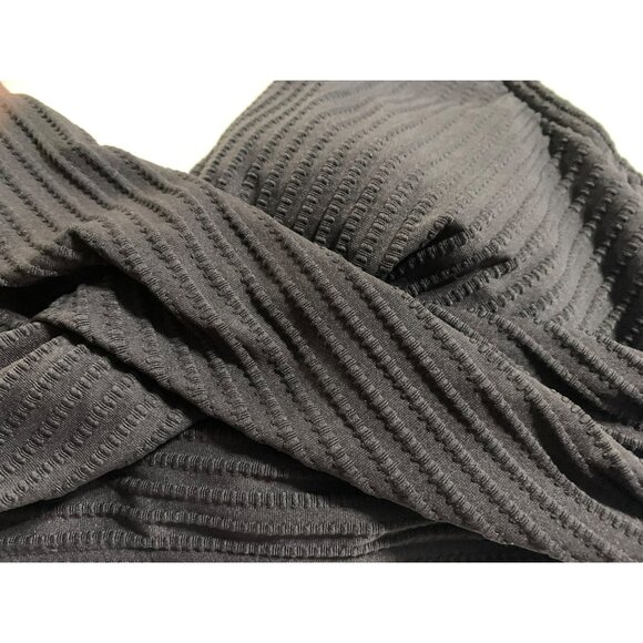 Sea Level Swim Australia Black Spinnaker Cross Front Multifit Bra Top US 6 - Picture 5 of 8